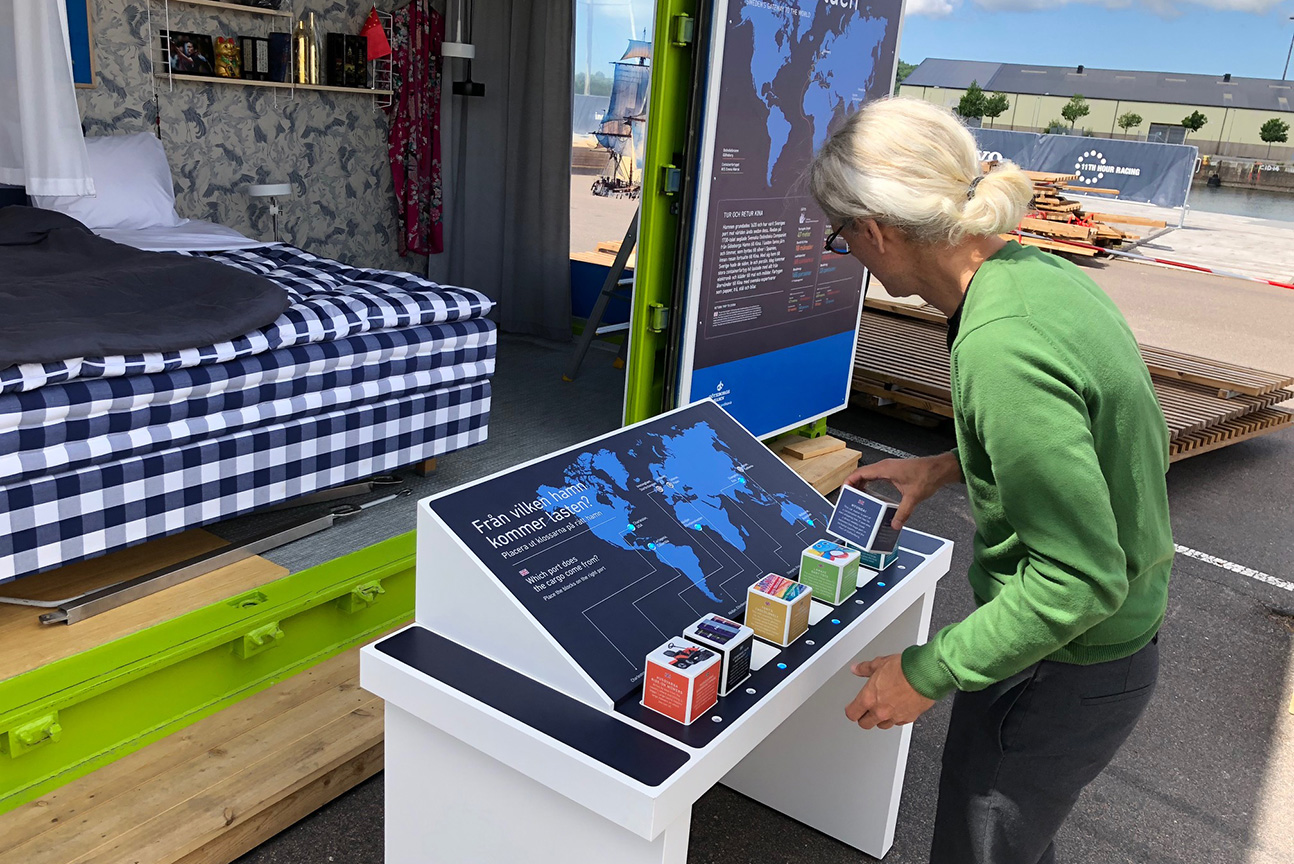 The 'Which port does the cargo come from?' installation.